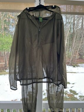 CABELAS MENS MESH BUG/MOSQUITO NET PROTECTION JACKET & PANTS 2XL